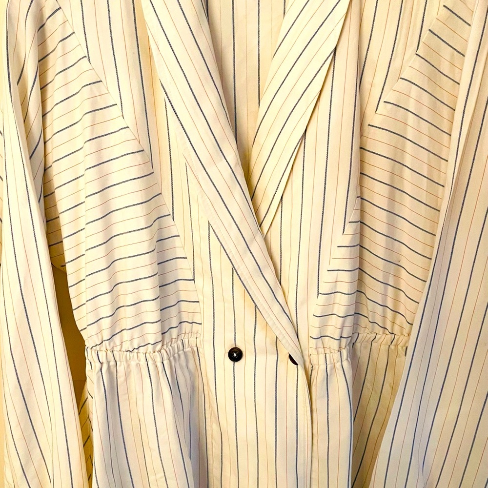 Free People casual blazer, pin striped.